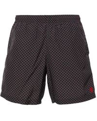 McQueen - Badeshorts Mit Totenkopf-Print - Lyst