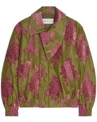 Dries Van Noten - Floral Bomber Jacket - Lyst