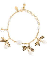 Jimmy Choo - Armband Met Lint En Bedel - Lyst