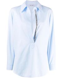 Dice Kayek - Crystal-Embellished Cotton Shirt - Lyst