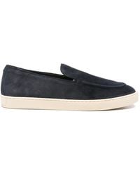 Canali - Mocassins En Daim - Lyst
