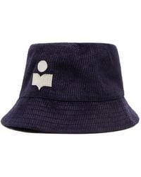 Isabel Marant - Embroidered Logo Bucket Hat - Lyst