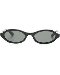 McQueen - Geometric-Frame Sunglasses - Lyst