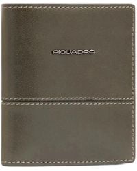 Piquadro - Stitched Panel Wallet - Lyst