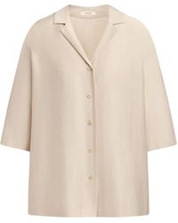 12 STOREEZ - Button-front Short-sleeve Shirt - Lyst