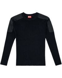 DIESEL - K-Martin Ribbed Long-Sleeves Sweater - Lyst