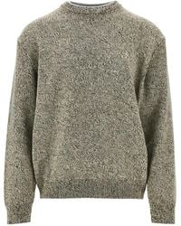 Jacquemus - Textured Knit Sweater With Crew Neckline And Relaxed Fit - Lyst