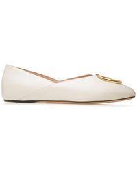 Bally - Gerry Leather Ballerina Shoes - Lyst