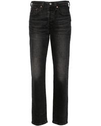 Levi's - Jeans Dritti Con Vita Media 501 - Lyst
