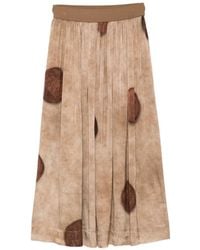 Uma Wang - Midi Skirt With Gillian Polka Dot Print - Lyst