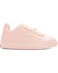 Burberry - Neon Leder Schnürsneaker - Lyst