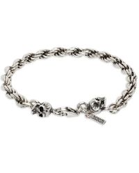 Emanuele Bicocchi - Pulsera de cadena con calavera - Lyst