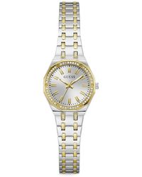 Guess - Pixie 2-Tone Analog Watch - Lyst
