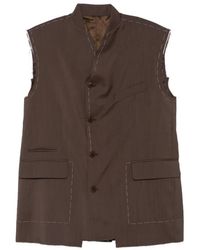 Costumein - Arny Buttoned Sleeveless Waistcoat - Lyst