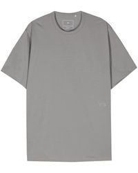 Y-3 - Logo-Print Cotton-Blend T-Shirt - Lyst