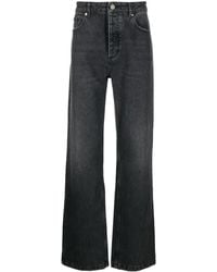 Ami Paris - Jeans Dritti A Vita Media - Lyst