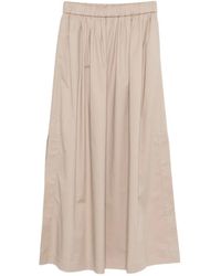 Peserico - Elasticated-Waistband Maxi Skirt - Lyst
