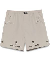 Coperni - Petal-Embroidered Cut-Out Shorts - Lyst