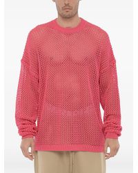 Ramael - Openwork Crew-Neck Sweater - Lyst