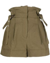 3.1 Phillip Lim - Paperbag Cotton-linen Shorts - Lyst