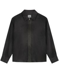 Arte' - Zip-Up Long-Sleeve Shirt Jacket - Lyst