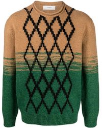 Pringle of Scotland - Argle-Knit Crew-Neck Jumper - Lyst