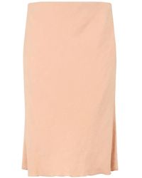 Moschino - Rear-Slit Midi Skirt - Lyst