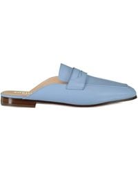 SOPHIQUE - Riviera Leather Penny-Strap Mules - Lyst