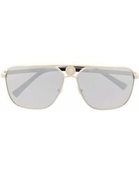 Versace - Medusa Head Pilot-Frame Sunglasses - Lyst