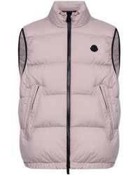 Moncler - Fedare Logo-Patch Down Gilet - Lyst