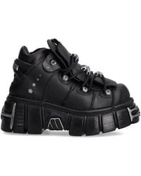 New Rock - Bottines À Lacets - Lyst