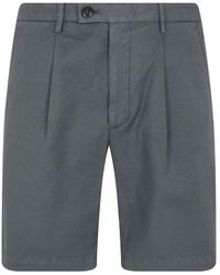 Michael Coal - Harry Pleated Linen Shorts - Lyst