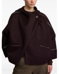 Yves Salomon - Jack Met Leren Afwerking En Capuchon - Lyst