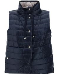 Herno - Reversible Feather-Down Gilet - Lyst