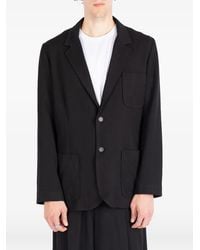 Societe Anonyme - Granpa Notch-Lapel Cotton Blazer - Lyst