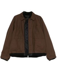 Sacai - Layered Button-Fastening Jacket - Lyst