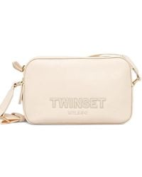 Twinset - Logo-Detail Double-Zip Cross Body Bag - Lyst