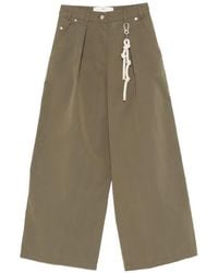 Song For The Mute - Pleated Wide-Leg Trousers - Lyst