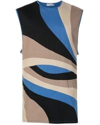 Amir Slama - Colour-Block Panelled Tank Top - Lyst