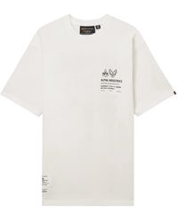 Alpha Industries - Logo-Print Graphic T-Shirt - Lyst