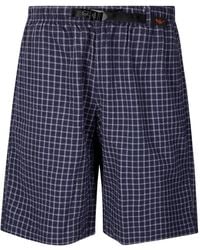 Gramicci - Karierte Seersucker Lagoon Shorts mit Stretchbund - Lyst