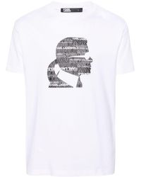 Karl Lagerfeld - Ikonik Karl Cotton T-shirt - Lyst