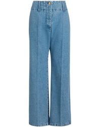 Patou - Jeans Mit Weitem Bein - Lyst