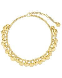 CADAR - 18kt Yellow Gold Shell Choker Necklace - Lyst