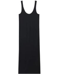 Another Tomorrow - Asymmetric Seam-Detail Dress - Lyst