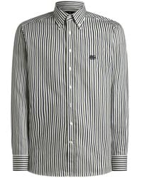 Etro - Striped Button-Down Shirt - Lyst