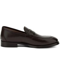 BOGGI - Brushed-Leather Blake-Construction Loafers - Lyst