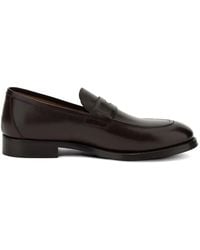 BOGGI - Brushed-Leather Blake-Construction Loafers - Lyst