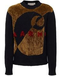 Marni - Trui Met Fluwelen-Effect - Lyst