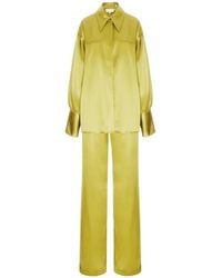 CuAnna - Silk Pajamas - Lyst